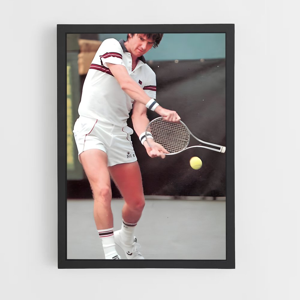 Poster Jimmy connors iconiques – affiche Tennis (vue 2)